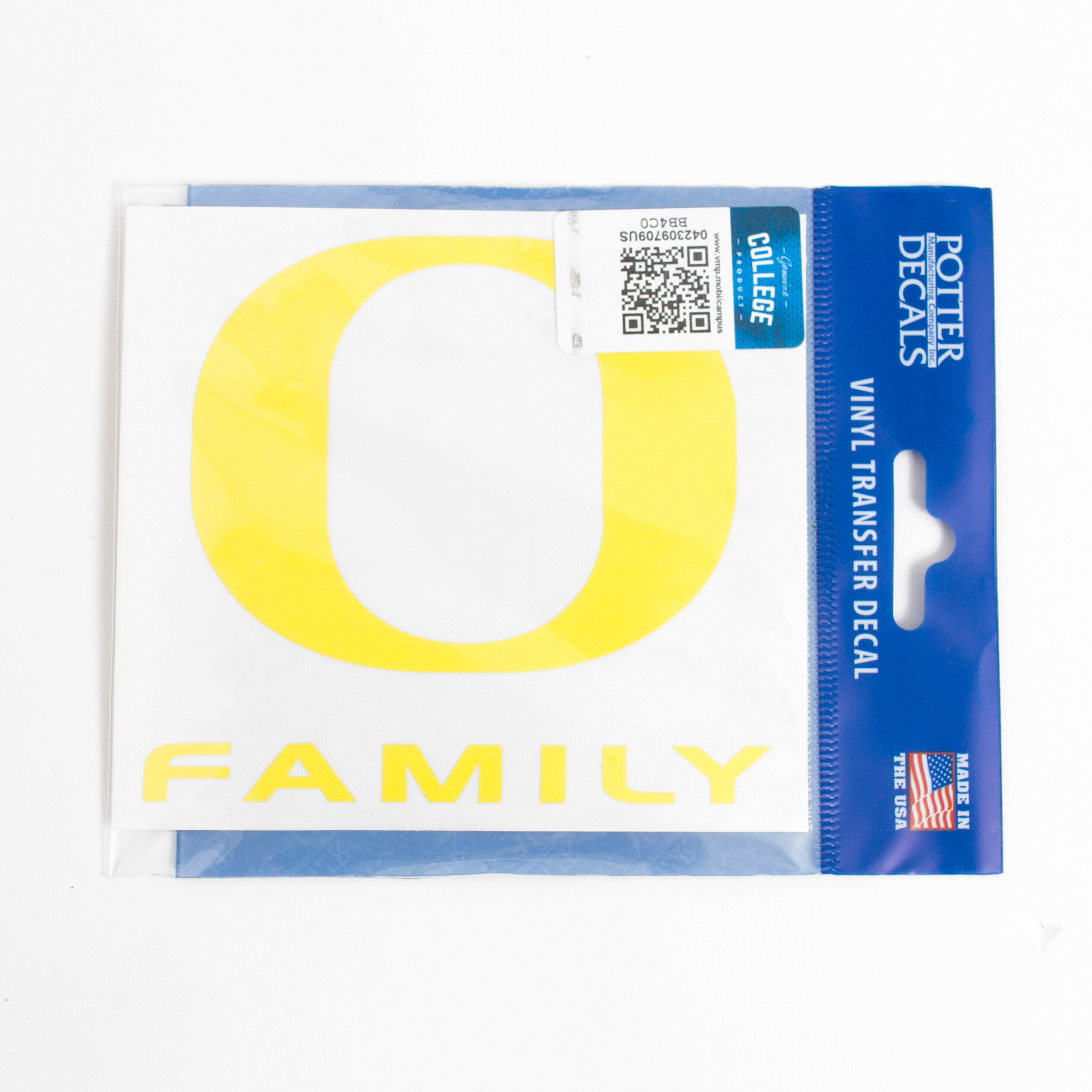 Classic Oregon O, Potter Decals, Yellow, Decal - Transfer Decals, Home & Auto, 4"x4", Family, 278603